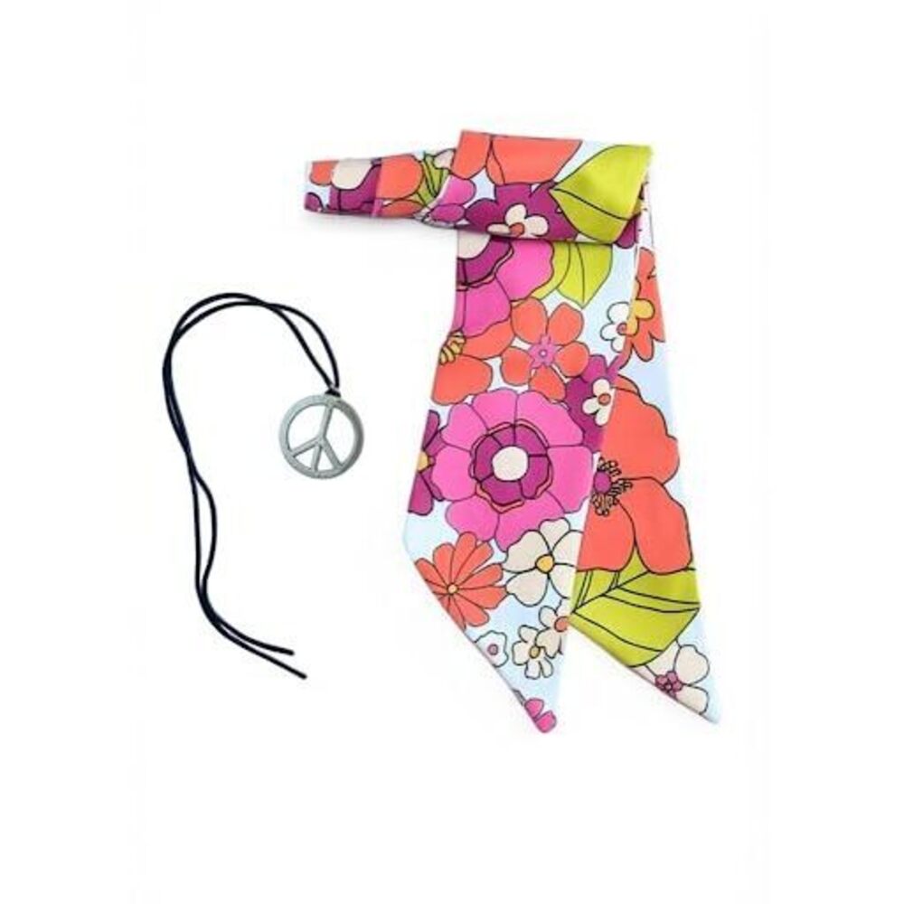 1194 Hippie Halloween Costume - Flower Power Retro 60s Party